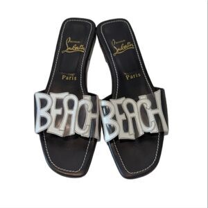 Christian Louboutin Beach Slide Sandals